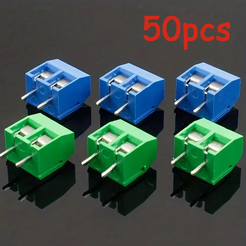 Screw Terminal Block - 50PCS PCB Terminal Block Connector Pitch