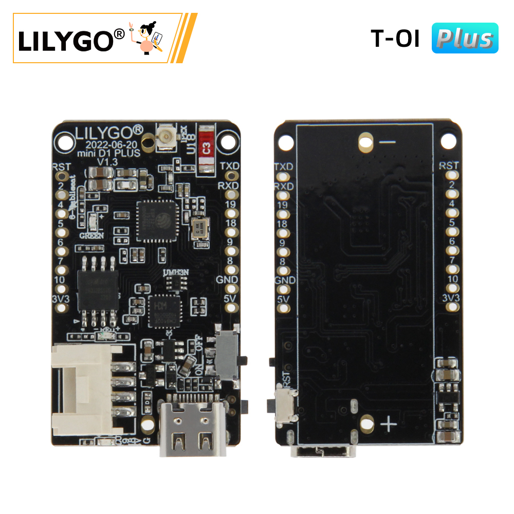 Esp32 Battery Holder Lipo - LILYGO® TTGO T-OI Plus ESP32-C3 Cộng