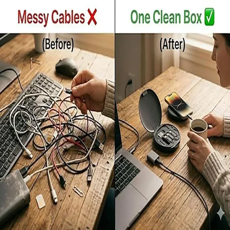 60W Fast Charging Cable Kit, B - đánh giá và giá Micro Usb Cable
