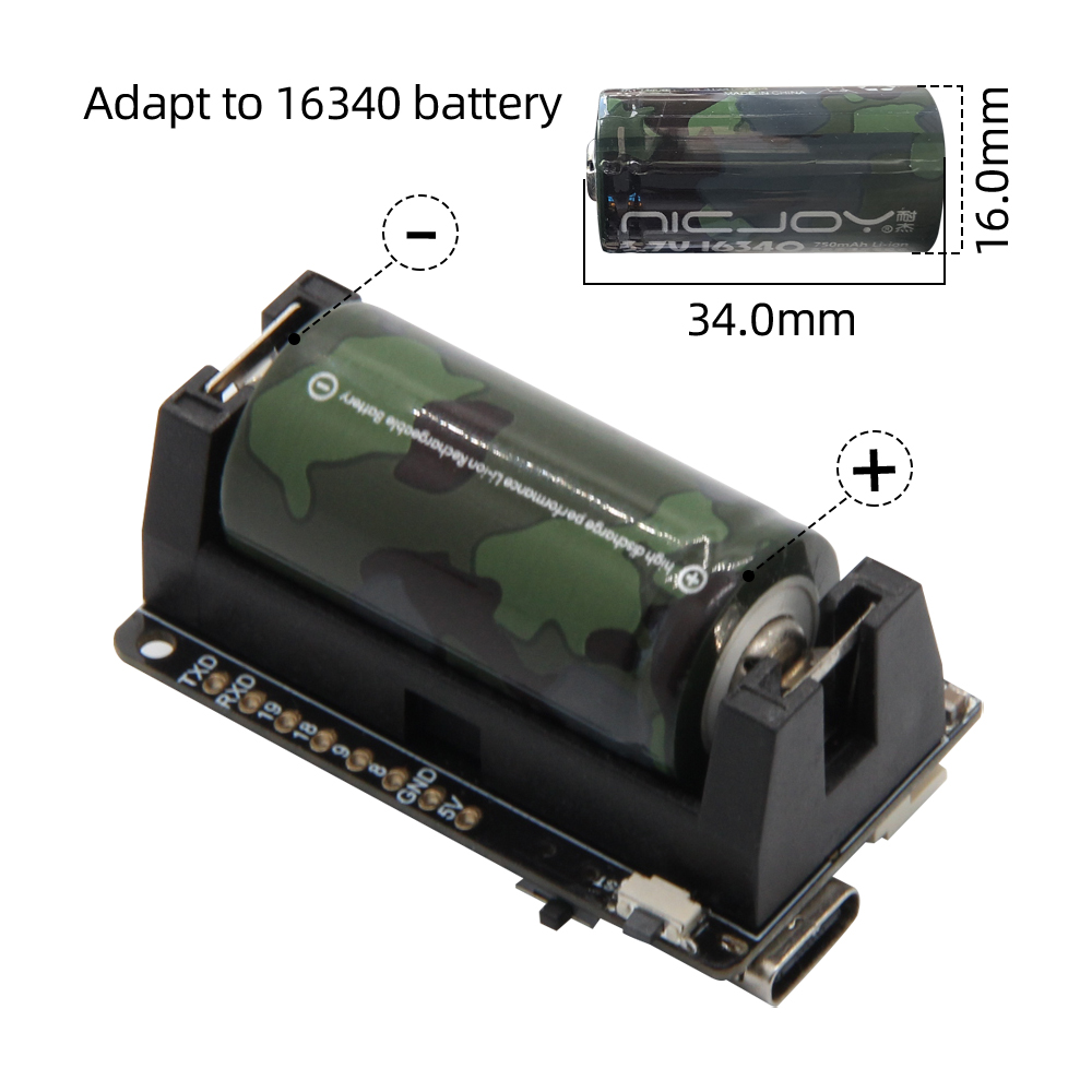 LILYGO® TTGO T-OI Plus ESP32-C - đánh giá và giá Esp32 Battery Holder Lipo