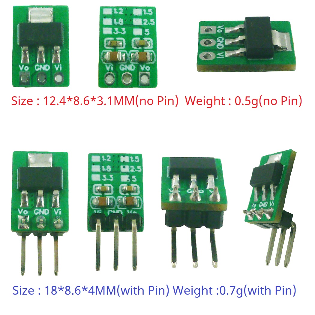 Tiny Out 1A 1.2V 1.8V 2.5V 3.3 - đánh giá và giá Esp32 Step Down Buck
