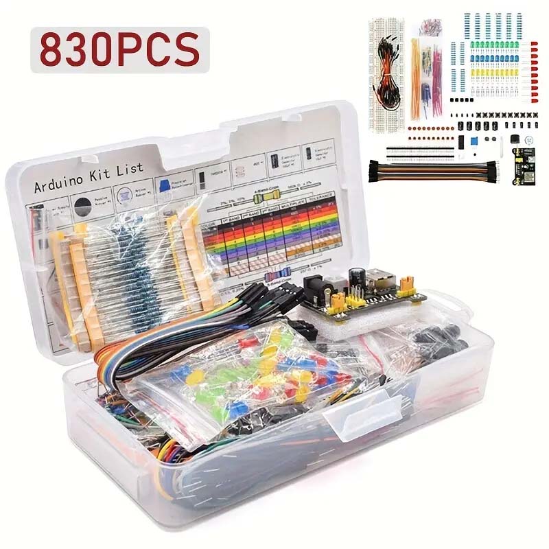 830Pcs/Box DIY Project Starter - đánh giá và giá Breadboard 400 Point